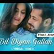 Lyrical_ Dil Diyan Gallan Song with LyricsTiger Zinda Hai Salman Khan, Katrina KaifIrshad K