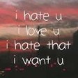 I hate u i love u - Gnash (feat. Olivia O'brien) lyric