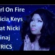 Girl on Fire by Alicia Keys (Lyrics)