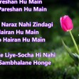 Tujhse Naraz Nahi Zindagi Female Cover Sanam Lata Mangeshkar Hits Old Hindi Songs version